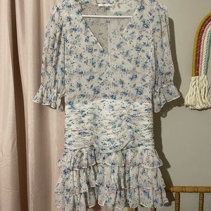 LoveShackFancy Hannah Tiered Ruffle Dress